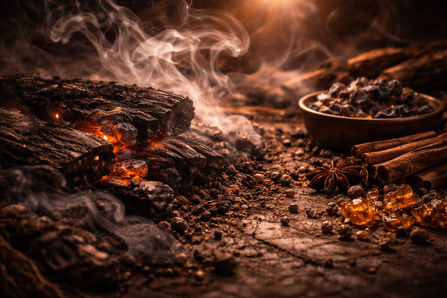 Smoky fragrances