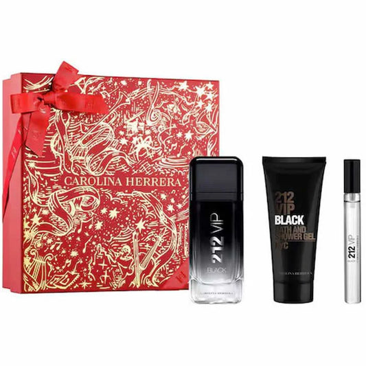 212 Vip Black Men EDP 100 ml Set 3 Pieces