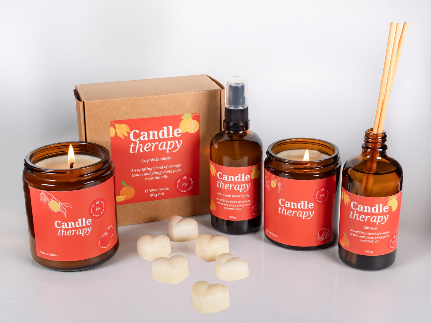 Joy Aromatherapy Oil Soy Wax Candle