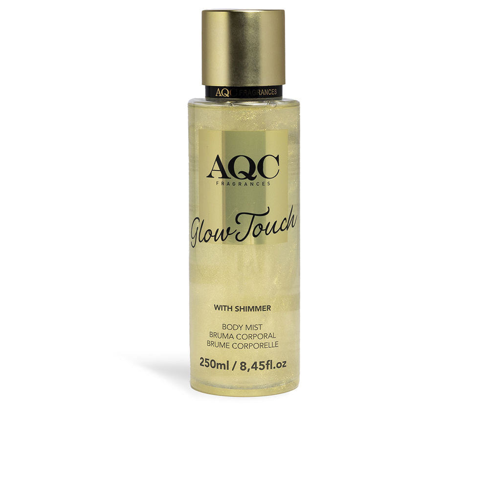 Glow Touch Gold Shimmer Bruma Corporal Body Mist 250ml - Aqc Fragrances