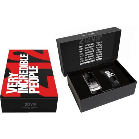 212 Vip Black EDP 100ml Set 2 Pieces - Carolina Herrera