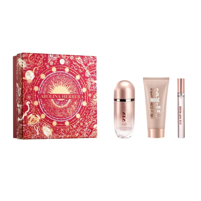 212 Vip Rose EDP 80ml Gift Set - Carolina Herrera