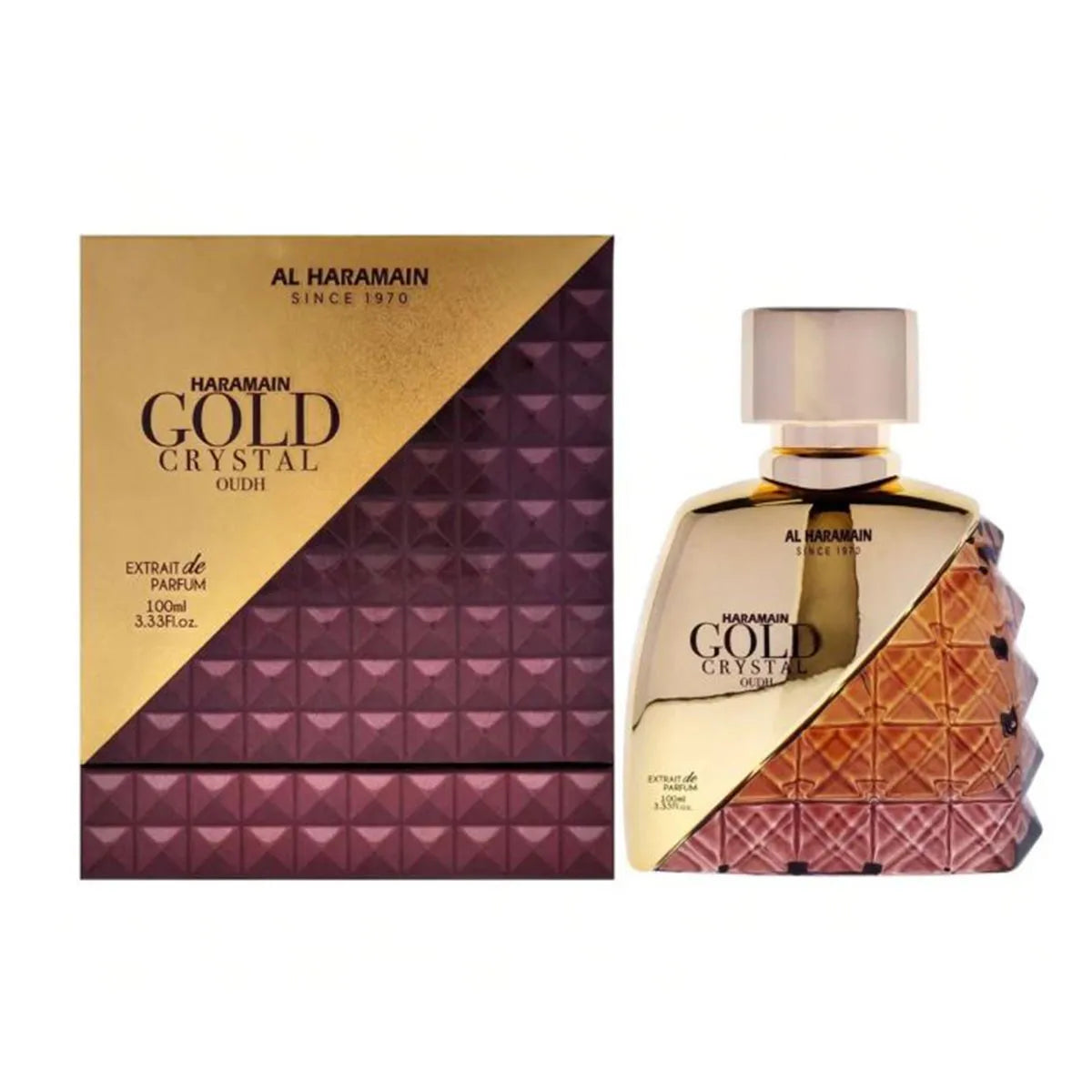 Gold Crystal Oudh EDP 100ml - Al Haramain
