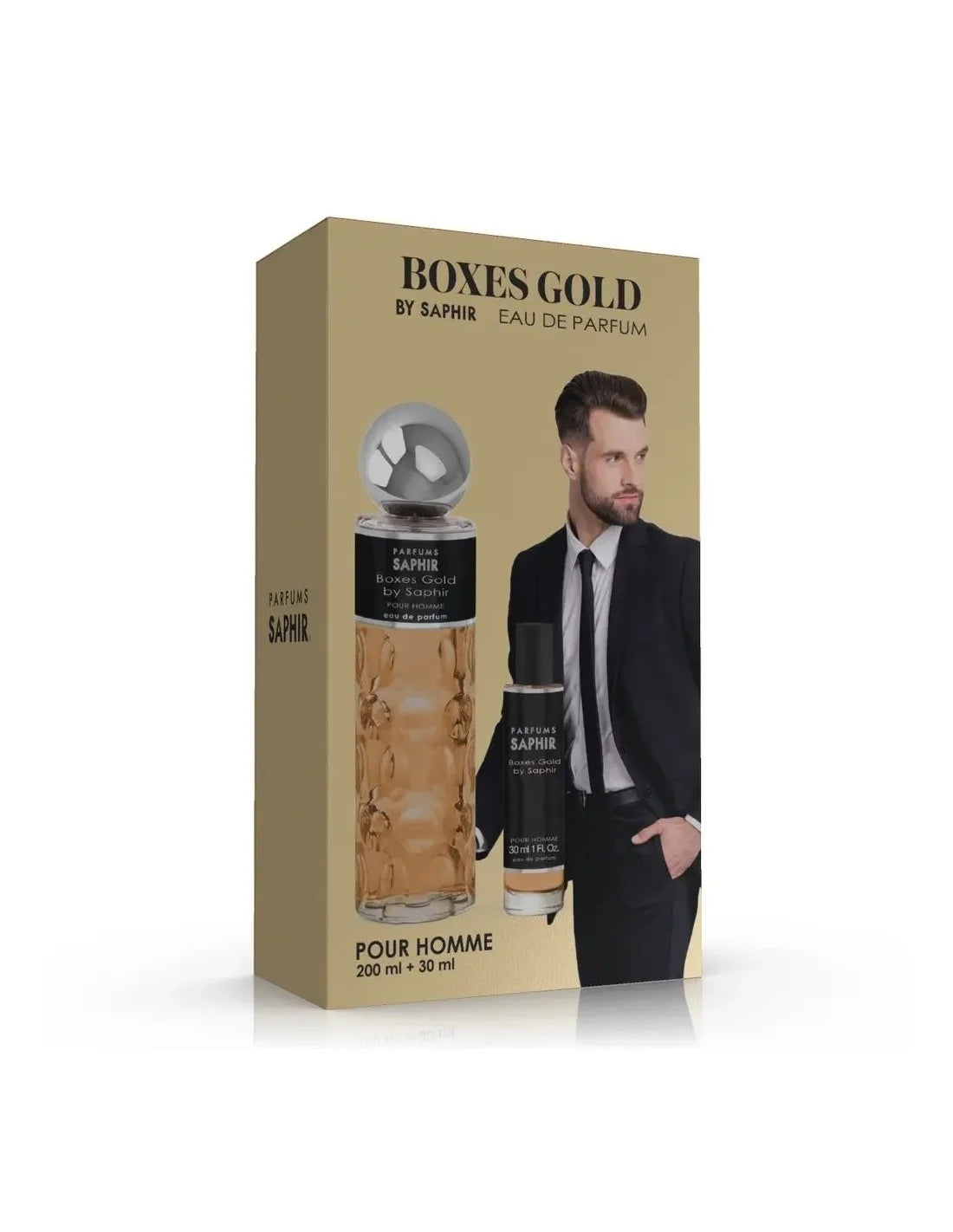 Boxes Gold EDP Gift Set - Saphir