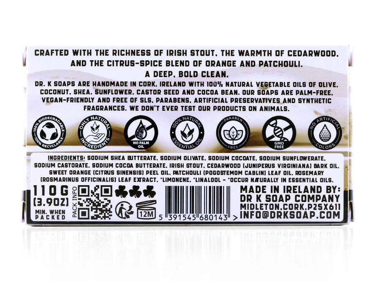 Dr K's Irish Handmade Soaps, All Natural: Irish Stout