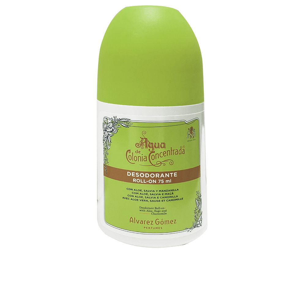 Agua de Colonia Concentrada Roll-On Deodorant 75ml - Alvarez Gómez